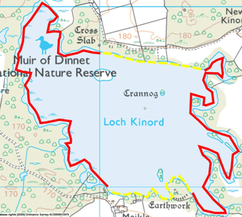Loch Kinord Map